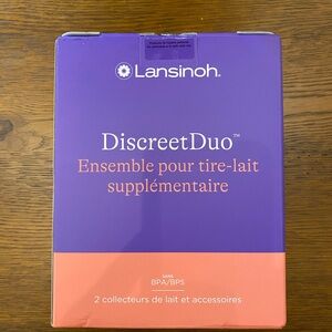 NWT 🍼Lansinoh DiscreetDuo Breast Pump Ensemble replacement parts